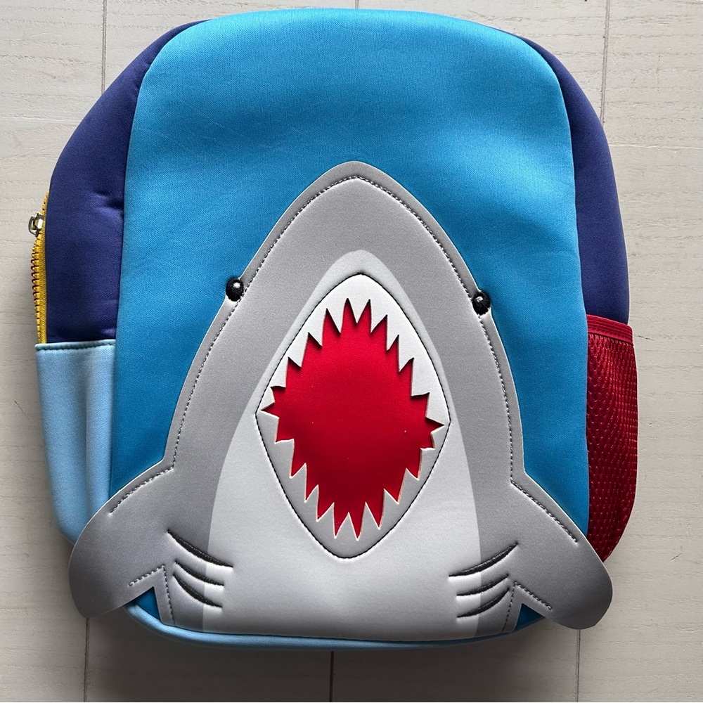 Mud Pie‎ Shark Neoprene Backpack NWT